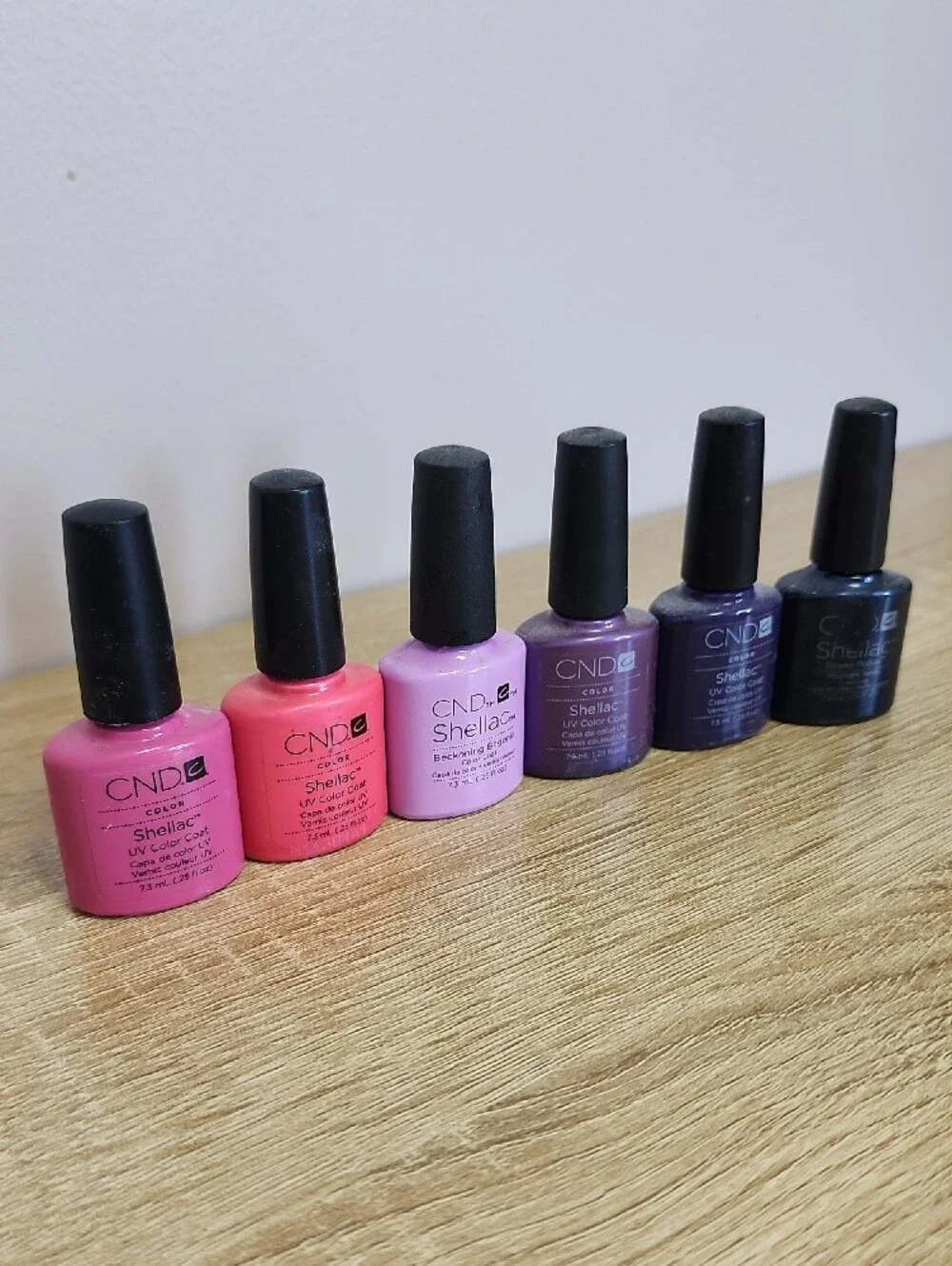 CND Shellac Women's Nail Color Set - Pink to Purple
